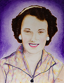 Maura Thornton, 1950s.
