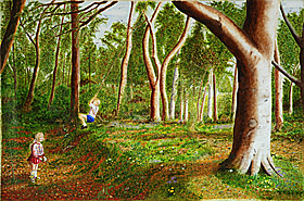 In Belmont Wood, c. 1990.